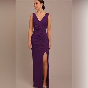 David’s Bridal Jersey Tank Ruched Dress